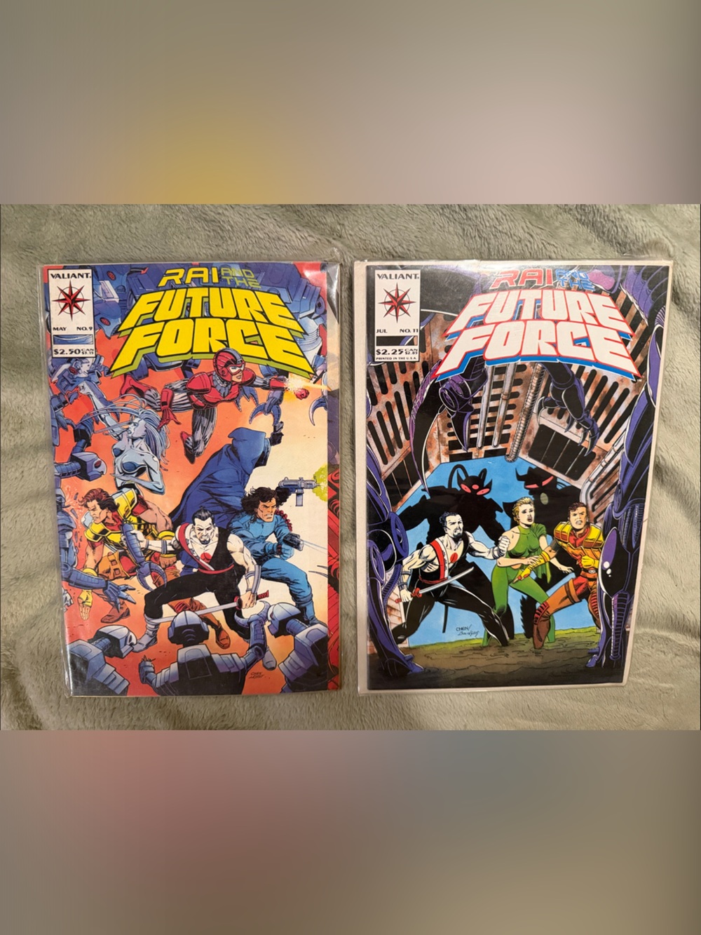 VTG 90s Valiant Future Force Comic Pair